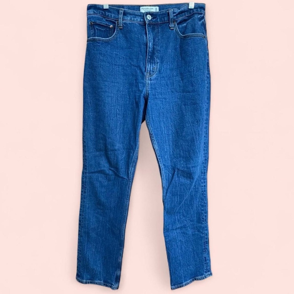 Abercrombie & Fitch 90s Slim Straight Blue Jeans